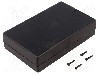Carcasa ABS, 73.5mmx118mmx29mm, MASZCZYK - KM-33B BK