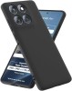 BestCase&reg; Husa pentru Motorola Edge 60 Pro din Silicon Ultra Slim, Negru mat