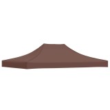 Acoperis pentru cort de petrecere, maro, 4 x 3 m, 270 g/m&sup2;