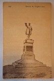 Carte Postala veche, circulata, anul 1926, Statuia M. Cogalniceanu - Iasi, Sinaia, Printata