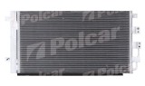 Condensator AC MG HS 2020-24; motor 1.5 T, dimensiuni [mm]: 670(630)x360x16, uscator integrat, iesire 8,7mm, intrare 11,8mm; 10108310