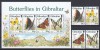 Gibraltar 1997 - FLUTURI - MNH, Nestampilat