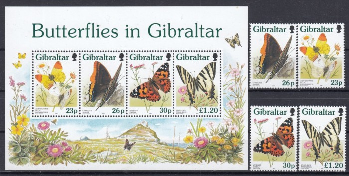 Gibraltar 1997 - FLUTURI - MNH