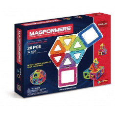 Set magnetic de construit,Magformers, 26 piese foto