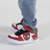 Adidasi Copii Spiderman Tip Gheata, Marimea 31, Inchidere Velcro &amp; Siret, Talpa Usoara EVA, Design Alb/Rosu, Confortabili si Durabili