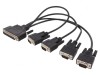 Placă PCI RS232 x4 PCIE-1610B-AE
