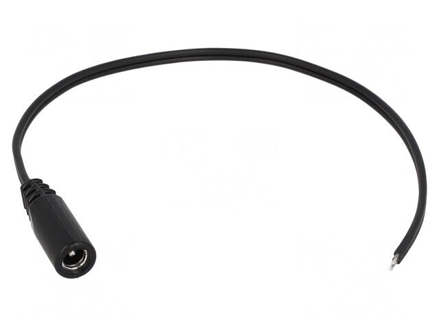 Cablu Alimentare DC 5,5/2,1 Negru 2,5m
