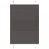 Jaluzea plisată negru 100x100cm Lățime țesătură 99,4cm poliester