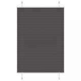 Jaluzea plisată negru 85x100cm Lățime țesătură 84,4 cm poliester