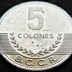 Moneda exotica 5 COLONES - COSTA RICA, anul 2008 *cod 1738