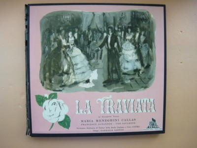 VERDI - LA TRAVIATA ( CALLAS, ALBANESE, SAVARESE) - 3 discuri, cetra foto