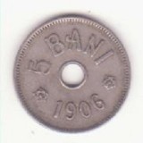 Regatul Rom&acirc;niei 5 bani 1906 J, monetăria Hamburg - Carol I
