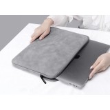 Husa marca THD, protectie si transport laptop Apple Macbook Air (M2) 13.6 inch si Apple Macbook Air (M1) 13.3 inch, culoarea gri
