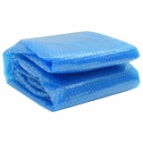 Folie Solara Piscina Rotunda 300cm Albastra PE vidaXL - Incalzire Economica, Protectie UV si Evaporare