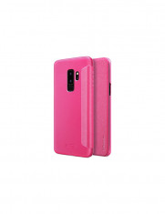 Husa originala Nillkin, Samsung S9 plus, piele, flip cover, roz foto
