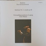 Disc vinil, LP. Sinfonie Nr. 1 C-moll Op. 68-Brahms, Gewandhausorchester Leipzig, Kurt Masur -252555, Eterna