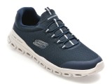 Pantofi sport SKECHERS bleumarin, GLIDE-STEP, din material textil