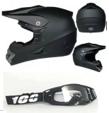 Cumpara ieftin Casca Moto Atv Cross Enduro Downhill + Ochelari 100% ,marimi disponibile S,M,L,XL