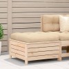 Gossi taburet de gradina, 62x63,5x32 cm, lemn masiv de pin