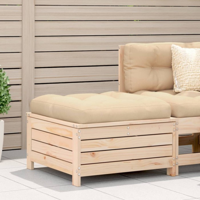 Gossi taburet de gradina, 62x63,5x32 cm, lemn masiv de pin