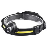 Cumpara ieftin Lanterna Frontala Profesionala Rohs, 10 Moduri, Senzor Miscare, USB Type-C, COB+XPG, 500 Lumeni, Alergare, Camping, Pescuit