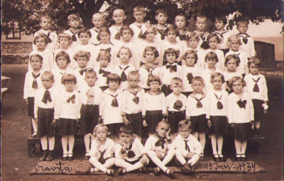 HST P533 Poză copii 1934 Oravița foto