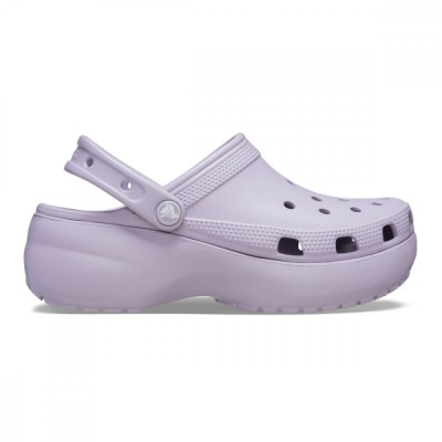 Saboți Crocs Women&amp;#039;s Classic Platform Clog Mov - Mauve Mist foto