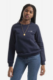 A.P.C. hanorac de bumbac Sweat Item F femei, culoarea bleumarin, cu imprimeu COEAS.F27663-VIOLET