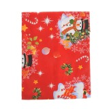 Fata de masa rosie imprimeu om de zapada 1.5 x 1.8 m