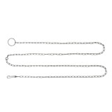 Lant vaci otel 4 mm 5 m cu carabină si inel Accesorii animale de companie