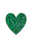 Cumpara ieftin Sticker decorativ, Inima, Verde, 84 cm, 7036ST