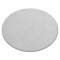 Covor rotund CASHMERE argint 152 simplu, cerc 100 cm