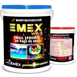Email Epoxidic Emulsionat Emex WD-E Pe Baza de Apa Bicomponent Verde Pachet 8Kg (4Kg+4Kg)