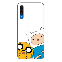 Husa compatibila cu Samsung Galaxy A30S, A50 Silicon Gel Tpu Model Finn and Jake Tongues