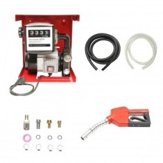 Pompa transfer motorina 220V 550W Breckner Debit 60L/min. (Kit cu contor, furtun aspiratie 1,5M, furtun transfer 4M, Pistol)