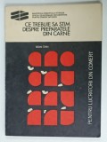 CE TREBUIE SA STIM DESPRE PREPARATELE DIN CARNE de CELEA IULIANA , ( PENTRU LUCRATORII DIN COMERT ) , 1974