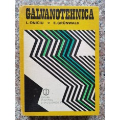 Galvanotehnica - L. Oniciu, E. Grunwald , A542