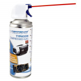 Cumpara ieftin Aer comprimat 400 ml, cu sistem tip pistol, Esperanza Typhoon L Gun , pentru curatare dispozitive