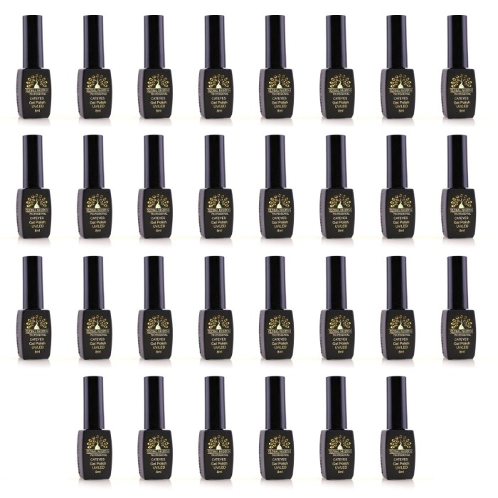 Kit de ojă semipermanentă Cat eyes 8ml, 30 buc