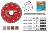 Disc diamantat segmentat TURBO 230mm, Raider