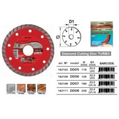 Disc diamantat segmentat TURBO 230mm, Raider