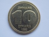 10 DINARI 1992 IUGOSLAVIA, Europa