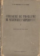 Culegere de probleme de matematici superioare. Volumul I foto