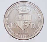 71 Andorra 10 diners 1997 Palau Del Princep km 166 argint, Europa