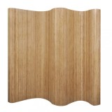Gossi paravan de camera din bambus, culoare naturala, 250 x 165 cm