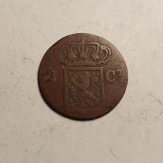 Indiile Olandeze 2 Cents Centi 1834
