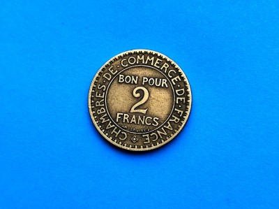 2 Francs 1924 Franta-XF foto