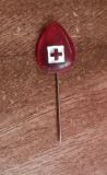 QW9 N7 51 - insigna - tematica medicala - crucea rosie - donator, Europa