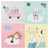 COVORAS EDUCATIV PUZZLE 120X120CM URSULETI REBEL