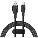 Cablu alimentare si date Baseus Pudding, Fast Charging Data Cable pt. smartphone, USB la USB Type-C 100W, 1.2m, negru